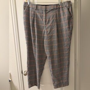 Lane Bryant Black and White Houndstooth Pants